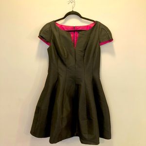 Black & pink dress, Betsy Adam, size 10